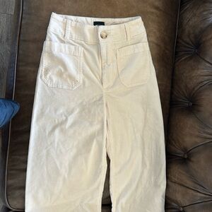 Corduroy cream jeans